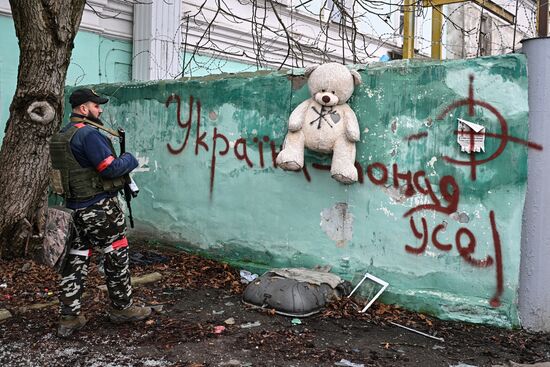Обстановка в городе Суджа
