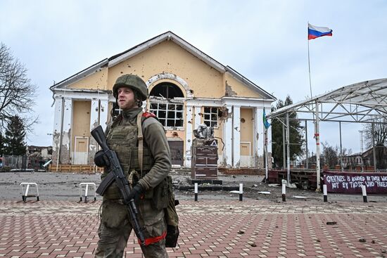 Обстановка в городе Суджа
