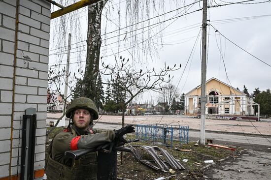 Обстановка в городе Суджа