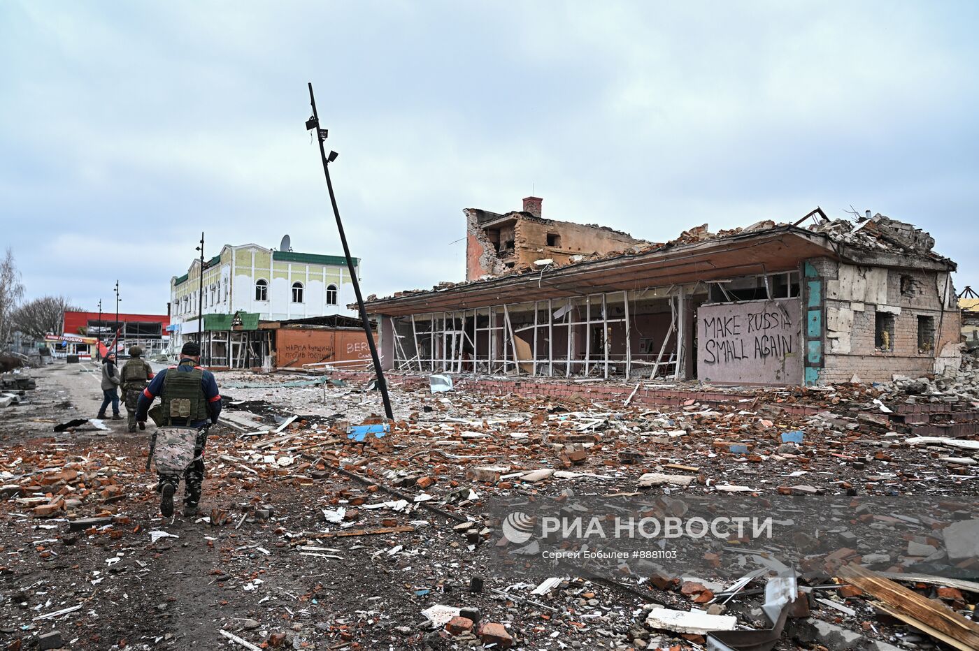 Обстановка в городе Суджа
