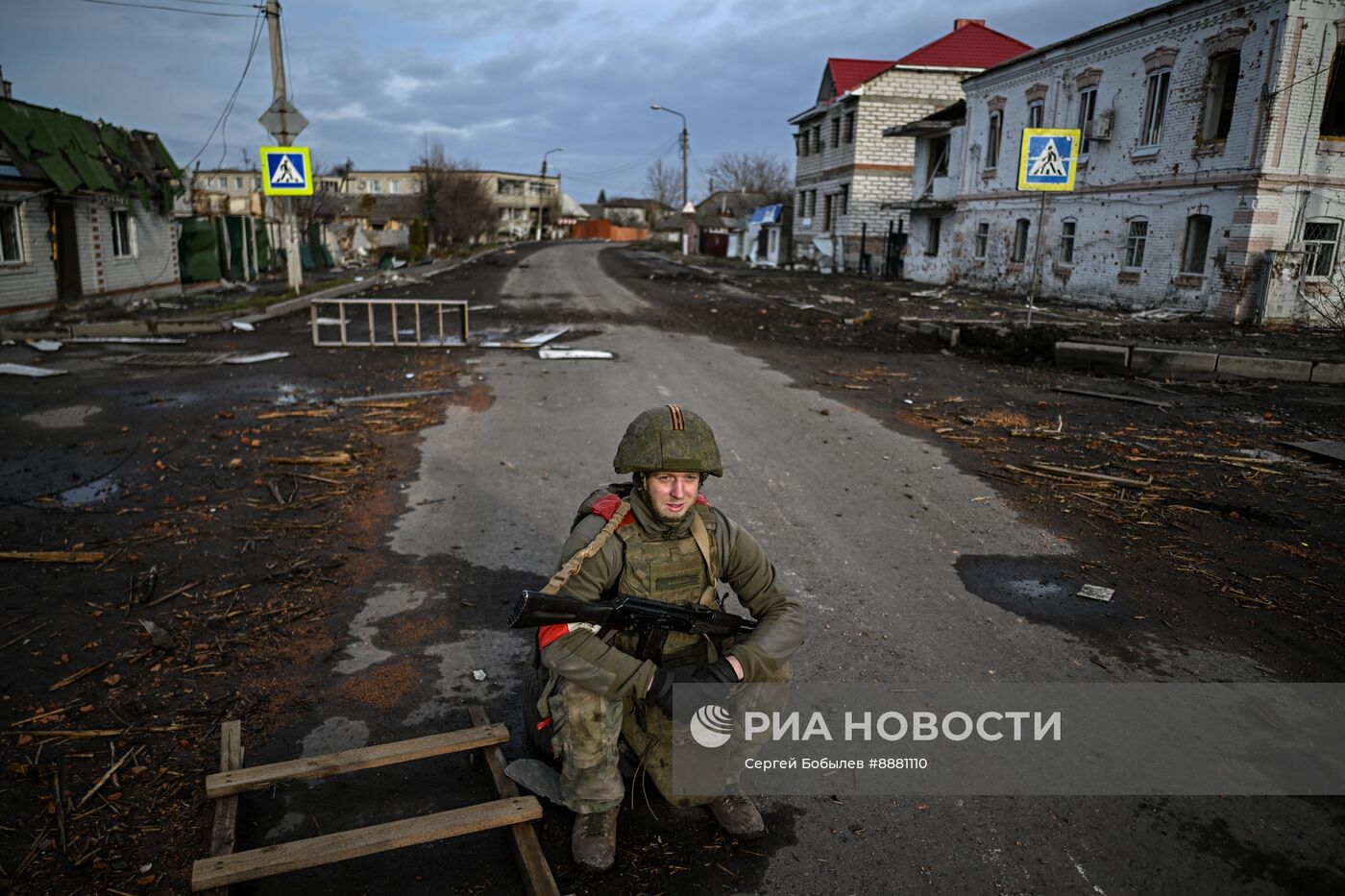 Обстановка в городе Суджа