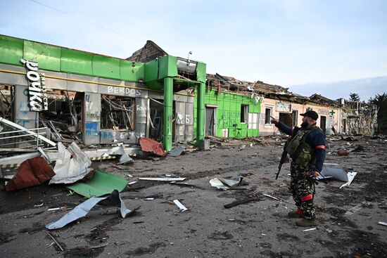 Обстановка в городе Суджа