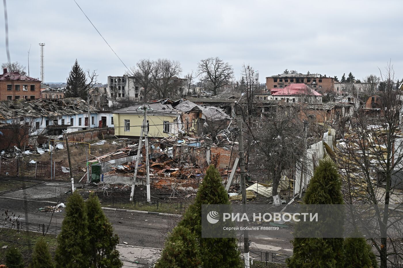Обстановка в городе Суджа