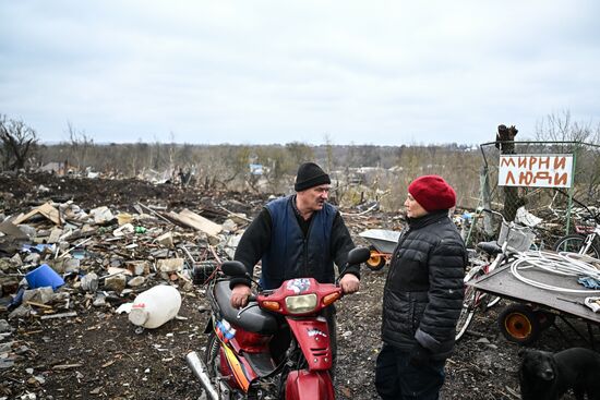 Обстановка в городе Суджа