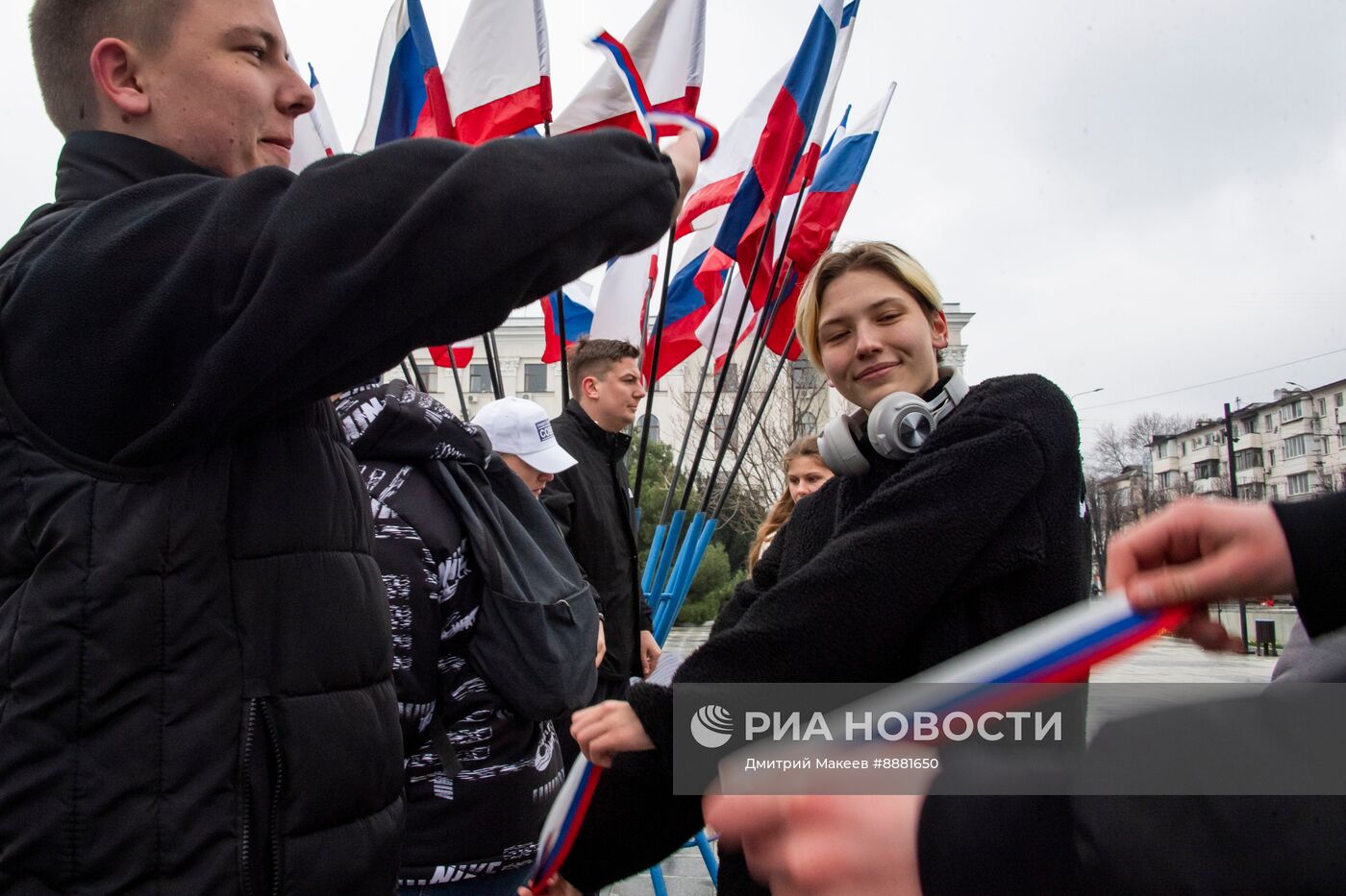 Празднование годовщины воссоединения Крыма с Россией