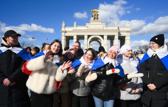 Празднование годовщины воссоединения Крыма с Россией