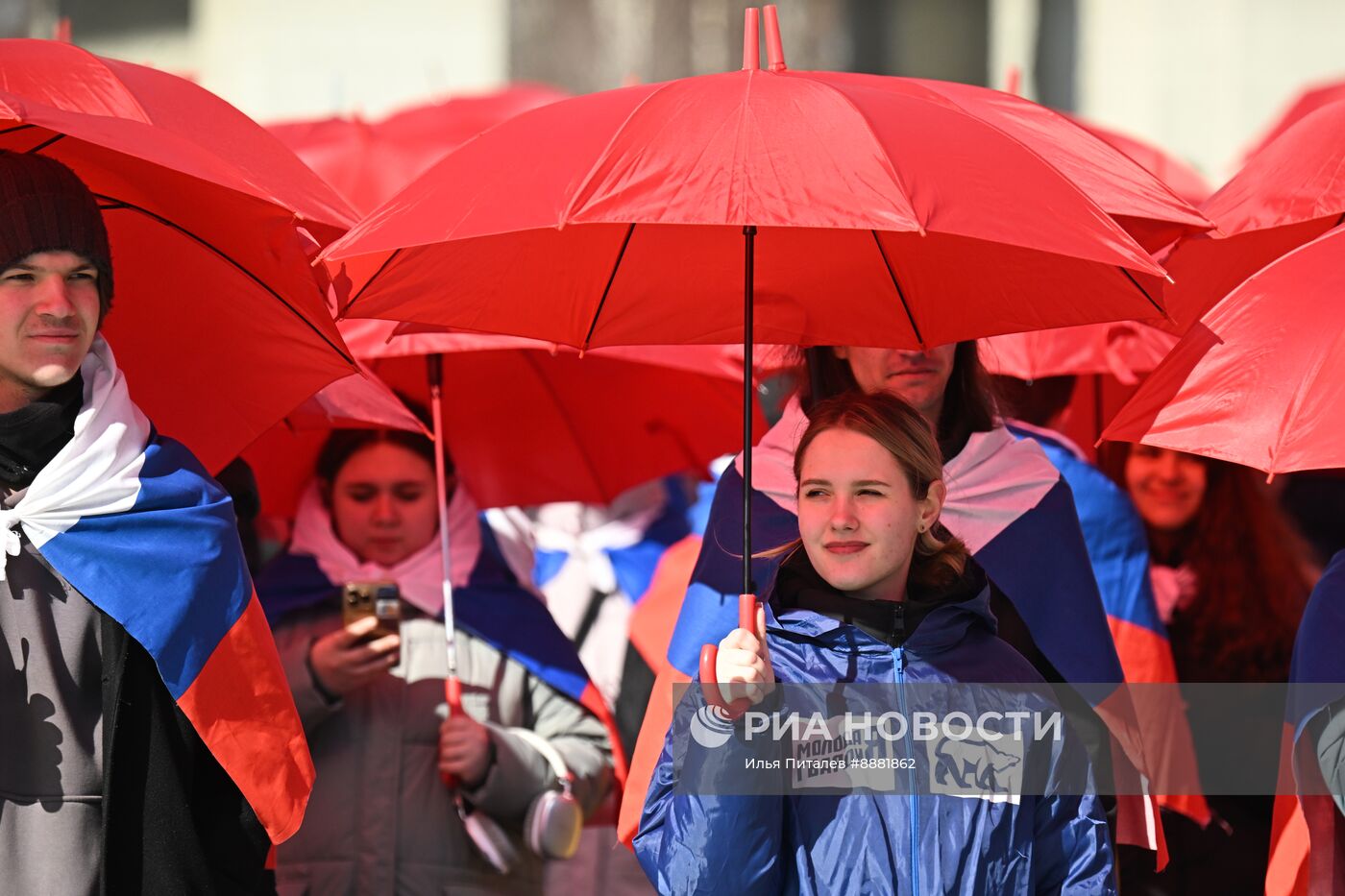 Празднование годовщины воссоединения Крыма с Россией