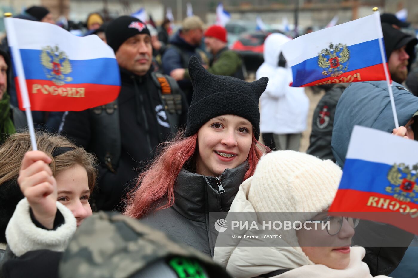 Празднование годовщины воссоединения Крыма с Россией