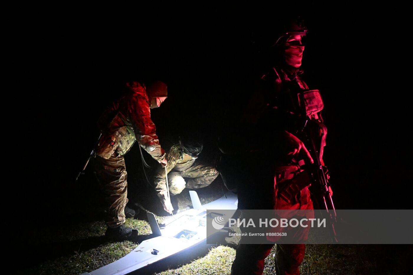 Боевая работа расчета БПЛА "Суперкам" группировки "Север" в Курской области