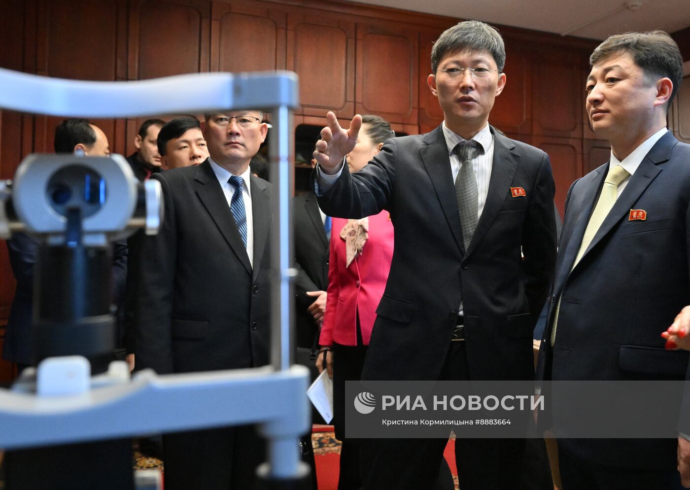 Делегация КНДР посетила Медицинский центр им. С. Федорова Минздрава России