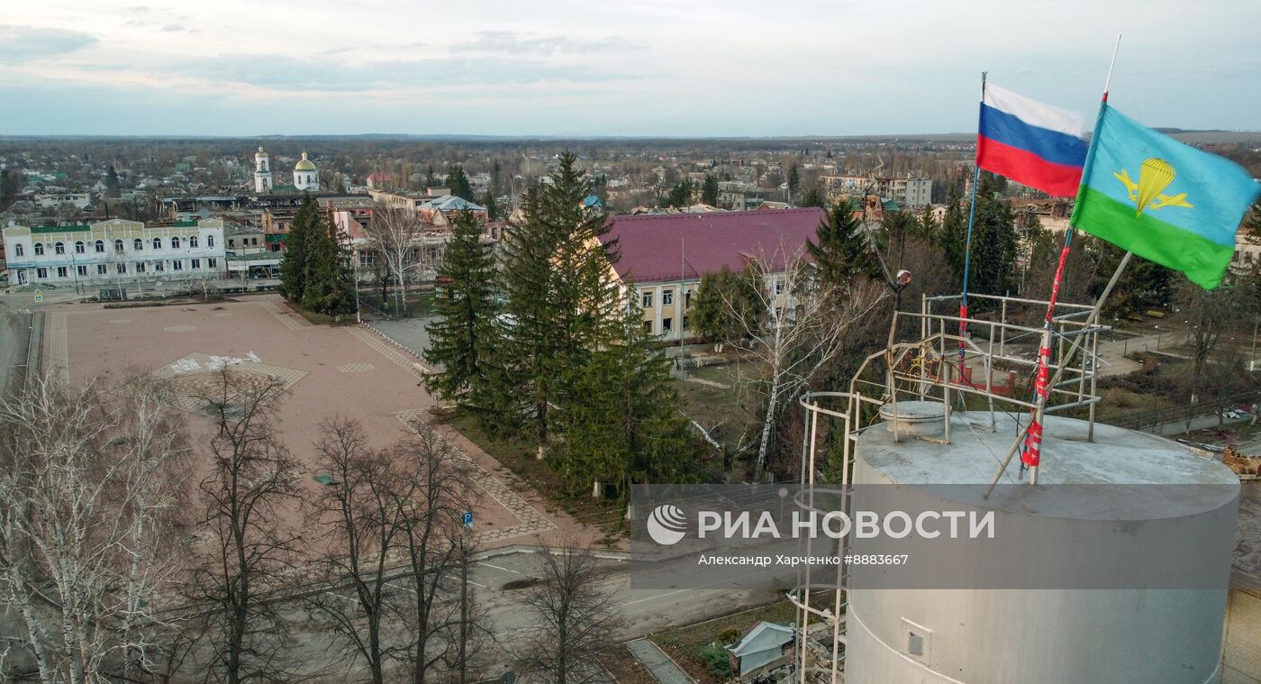Обстановка в городе Суджа