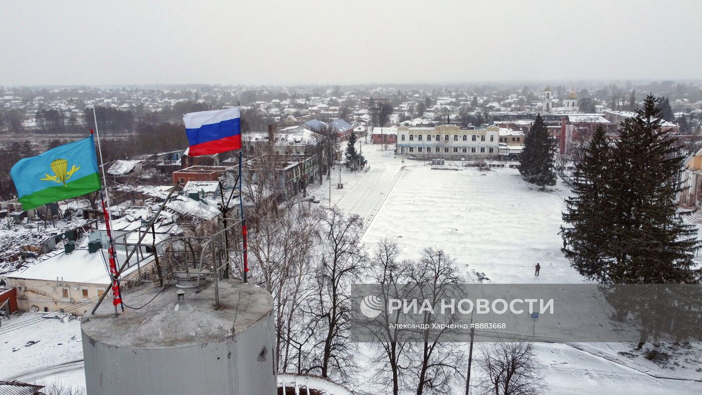 Обстановка в городе Суджа