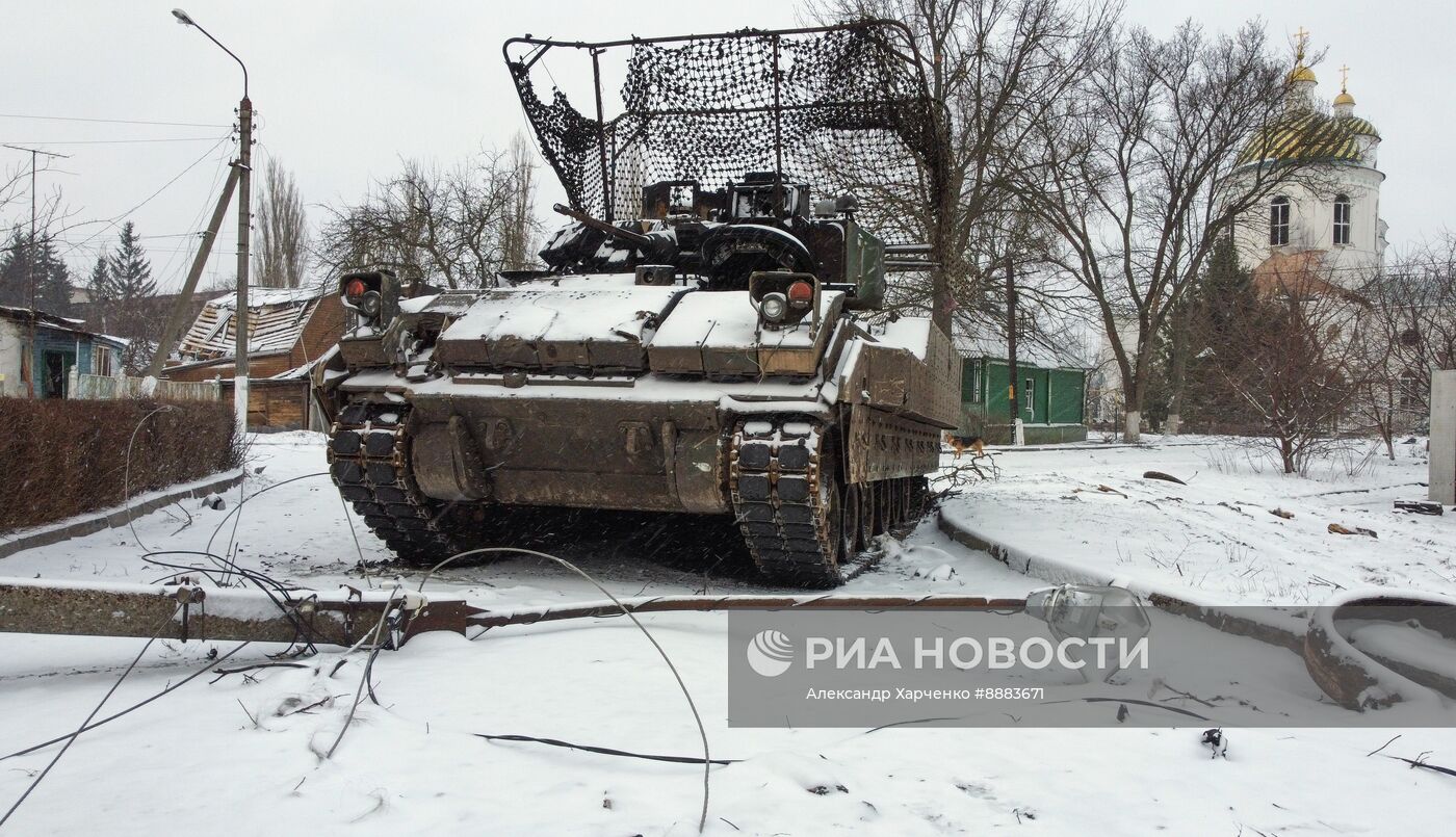 Обстановка в городе Суджа