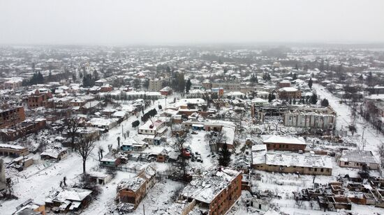 Обстановка в городе Суджа