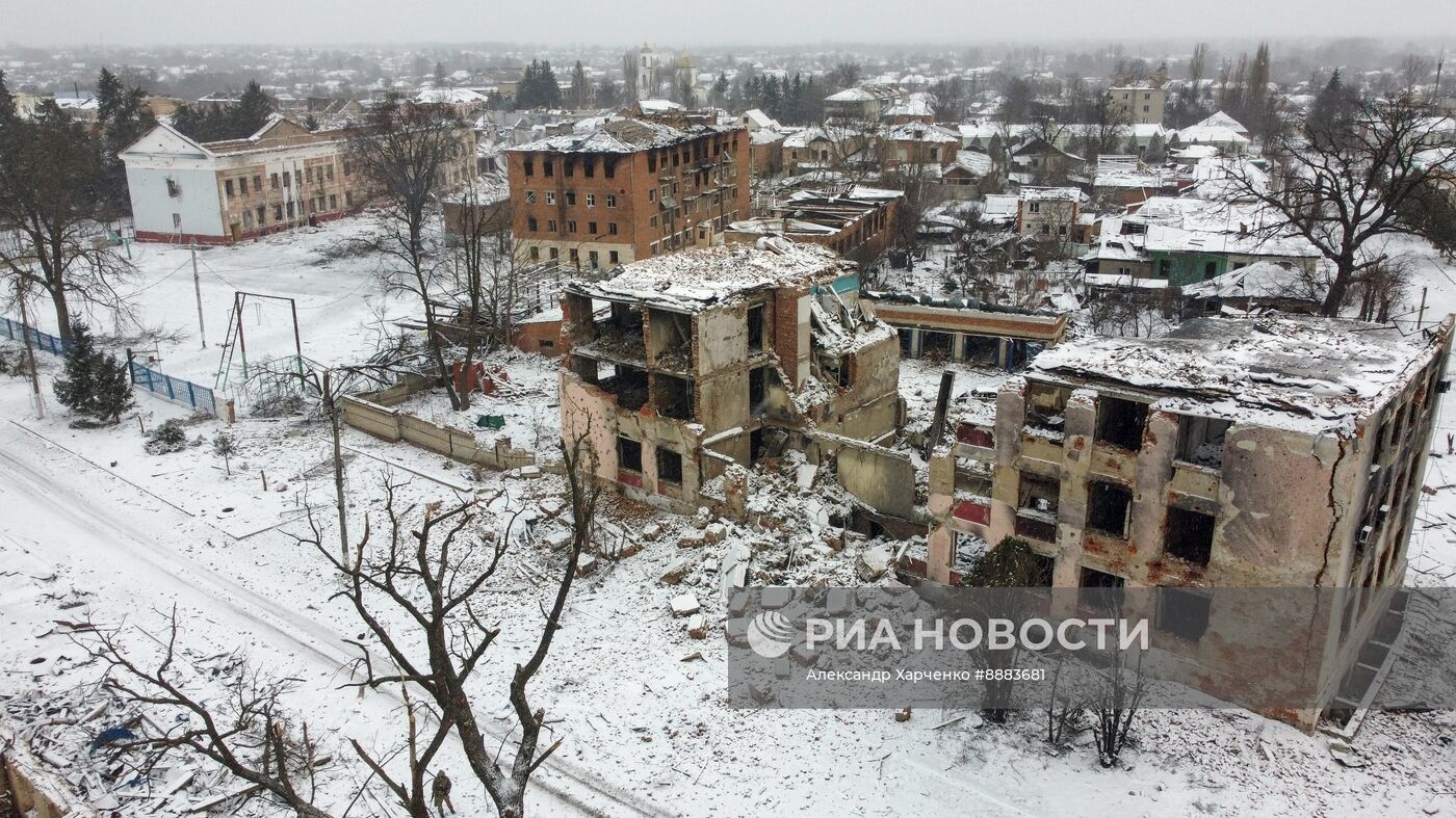 Обстановка в городе Суджа