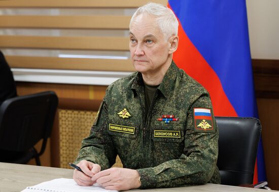 Министр обороны РФ А. Белоусов проинспектировал объекты инфраструктуры Каспийской флотилии