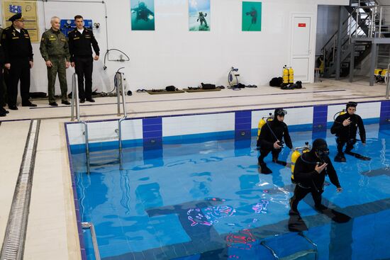 Министр обороны РФ А. Белоусов проинспектировал объекты инфраструктуры Каспийской флотилии