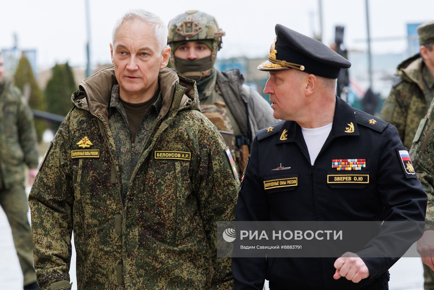 Министр обороны РФ А. Белоусов проинспектировал объекты инфраструктуры Каспийской флотилии