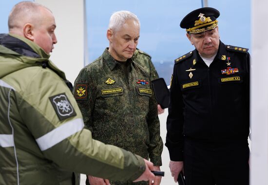 Министр обороны РФ А. Белоусов проинспектировал объекты инфраструктуры Каспийской флотилии