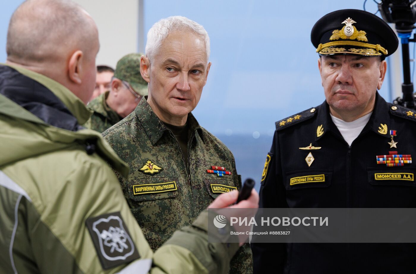 Министр обороны РФ А. Белоусов проинспектировал объекты инфраструктуры Каспийской флотилии