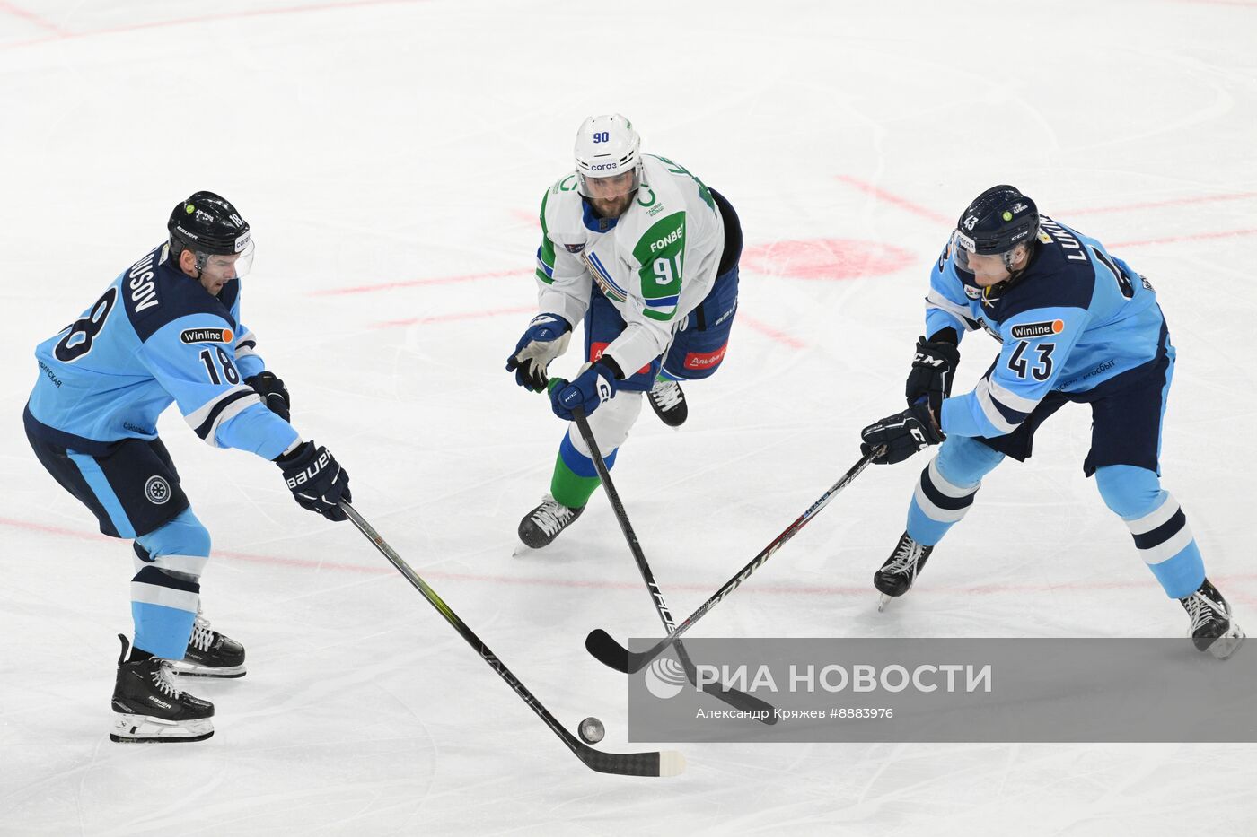 Хоккей. КХЛ. Матч "Сибирь" - "Салават Юлаев"