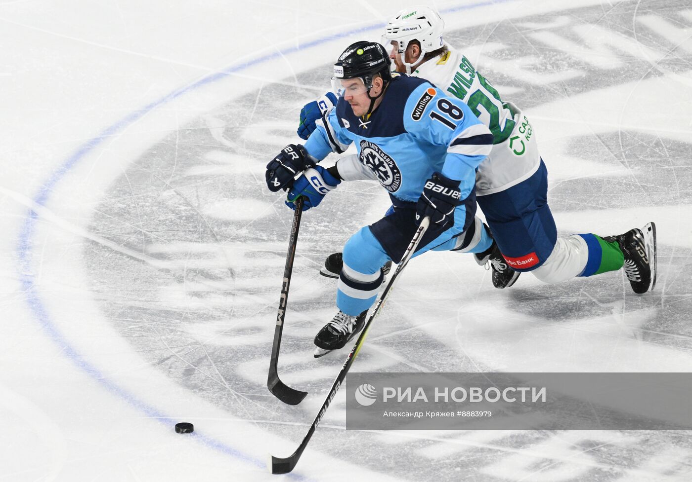 Хоккей. КХЛ. Матч "Сибирь" - "Салават Юлаев"