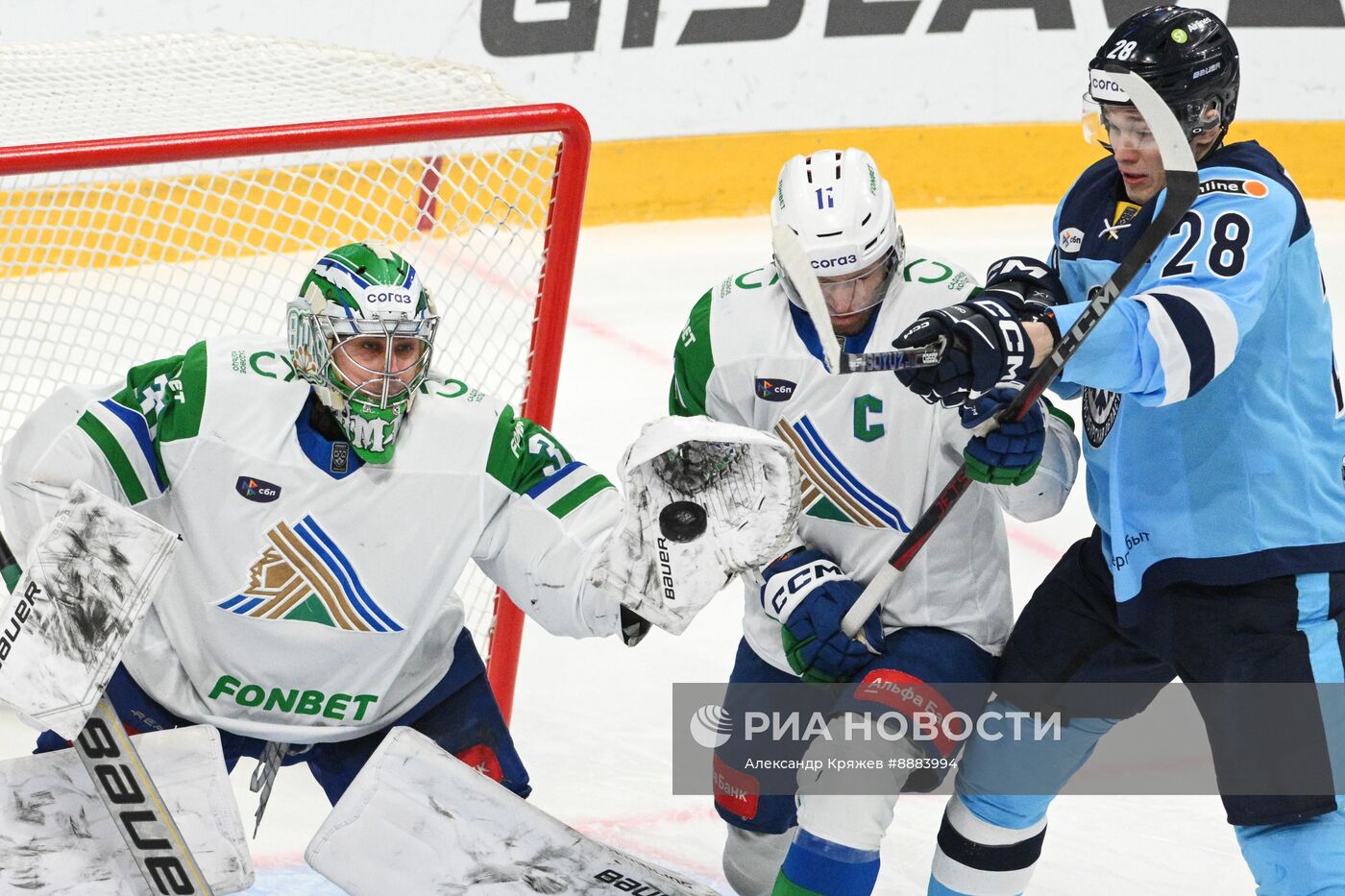 Хоккей. КХЛ. Матч "Сибирь" - "Салават Юлаев"