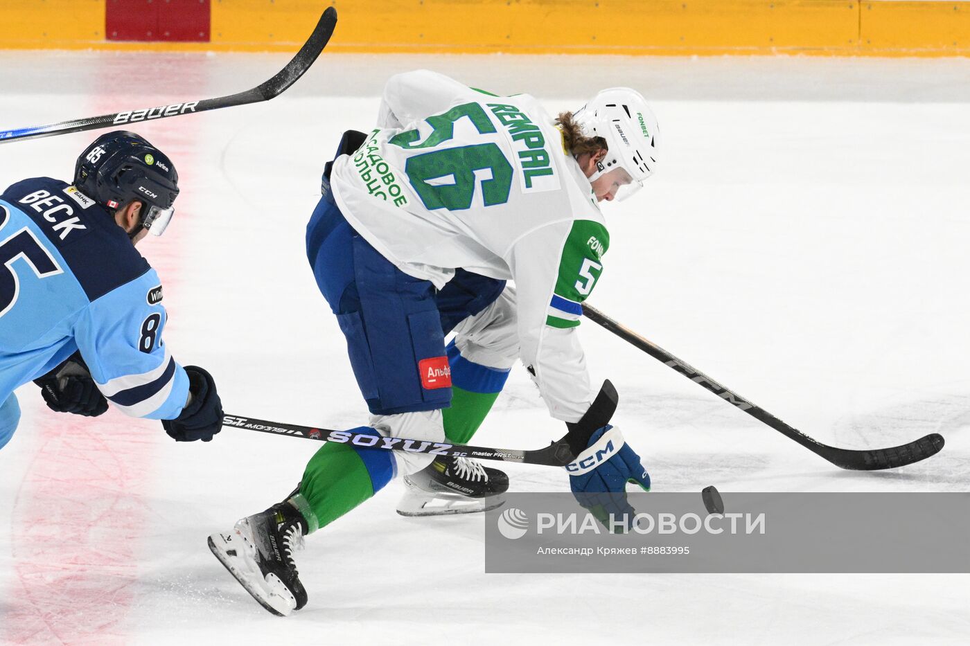 Хоккей. КХЛ. Матч "Сибирь" - "Салават Юлаев"
