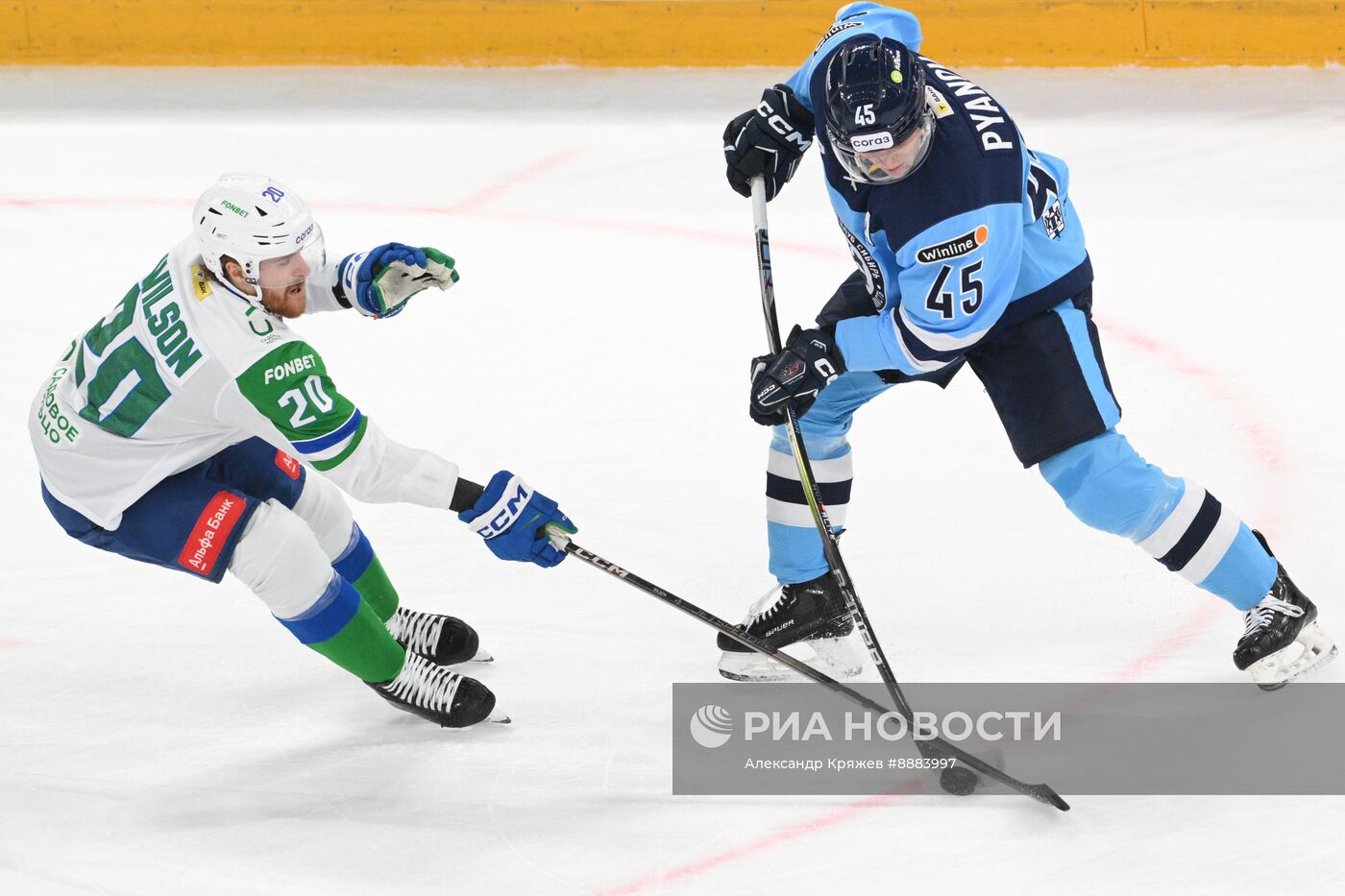 Хоккей. КХЛ. Матч "Сибирь" - "Салават Юлаев"