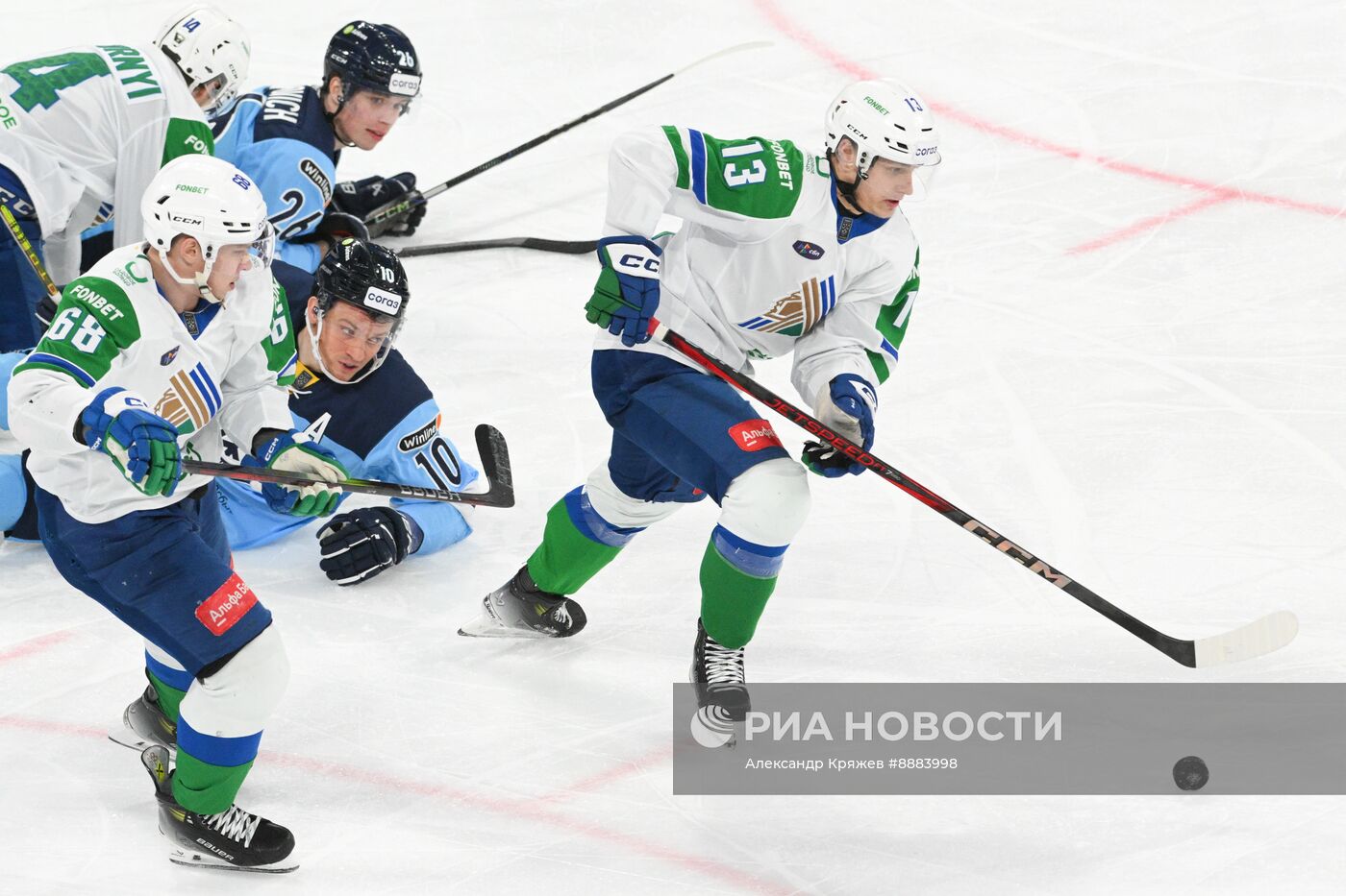 Хоккей. КХЛ. Матч "Сибирь" - "Салават Юлаев"