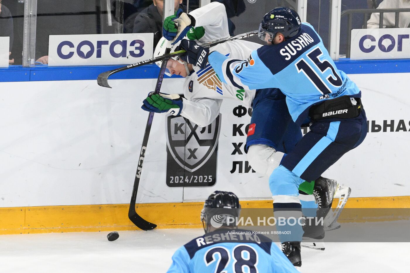 Хоккей. КХЛ. Матч "Сибирь" - "Салават Юлаев"