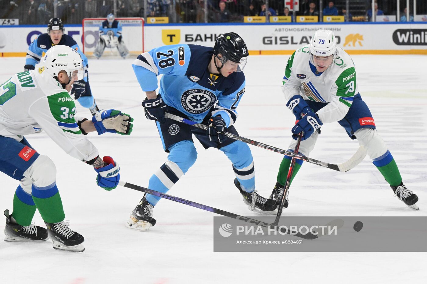 Хоккей. КХЛ. Матч "Сибирь" - "Салават Юлаев"