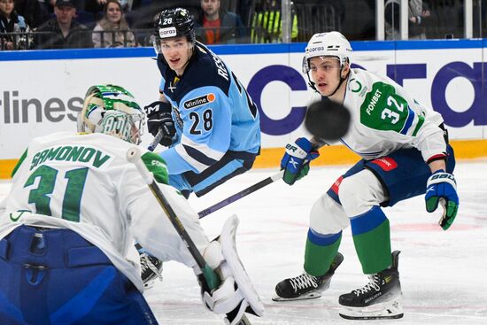 Хоккей. КХЛ. Матч "Сибирь" - "Салават Юлаев"