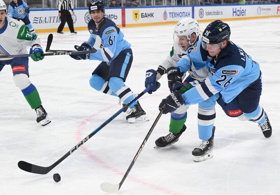 Хоккей. КХЛ. Матч "Сибирь" - "Салават Юлаев"