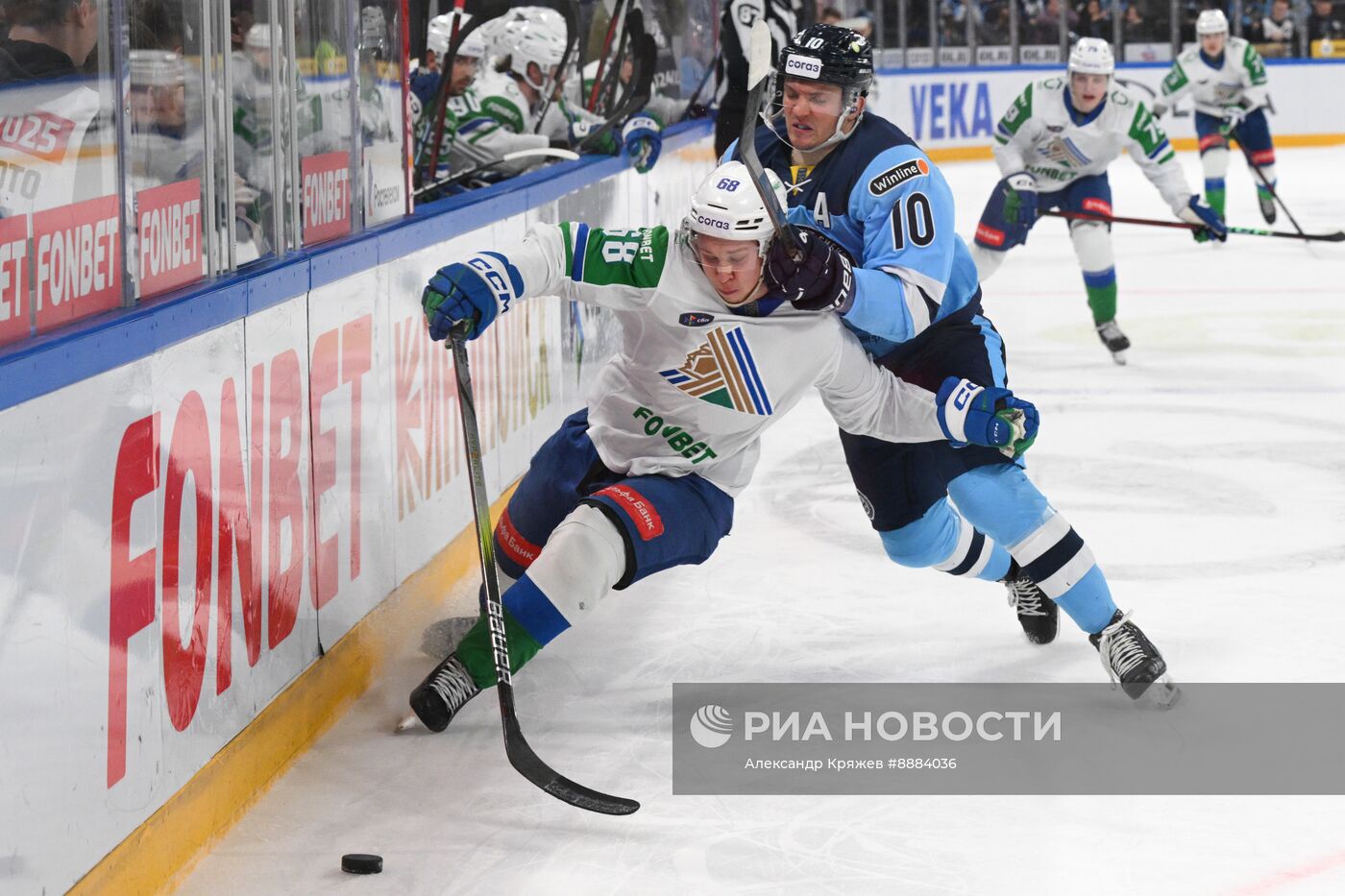 Хоккей. КХЛ. Матч "Сибирь" - "Салават Юлаев"