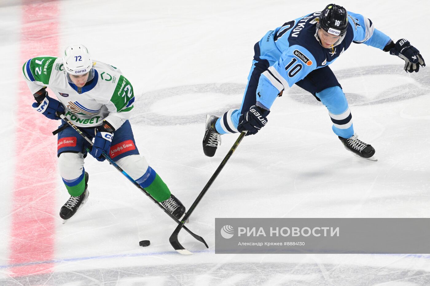 Хоккей. КХЛ. Матч "Сибирь" - "Салават Юлаев"