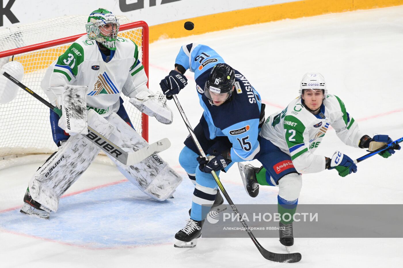 Хоккей. КХЛ. Матч "Сибирь" - "Салават Юлаев"