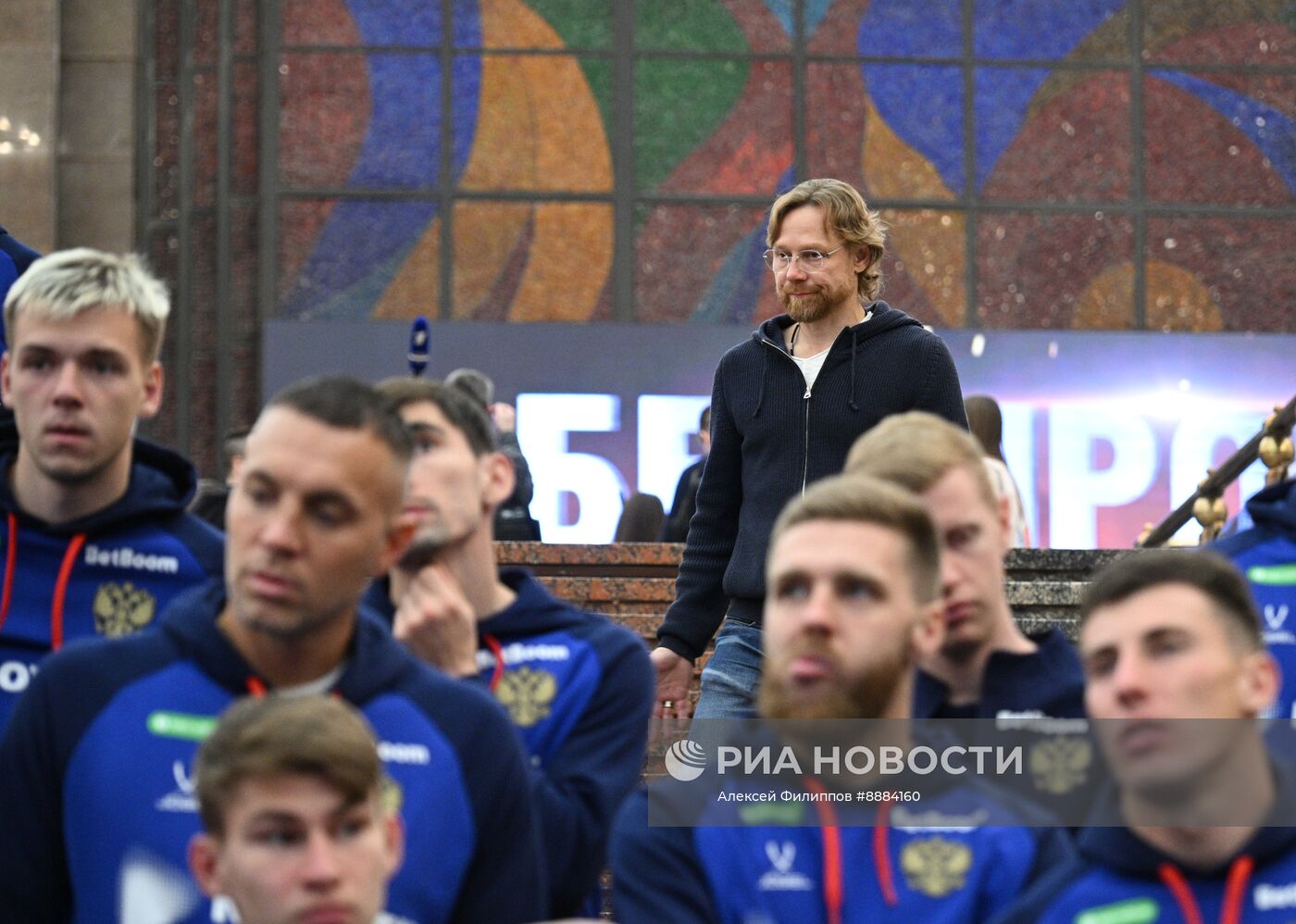 Сборная России по футболу посетила Музей Победы на Поклонной горе