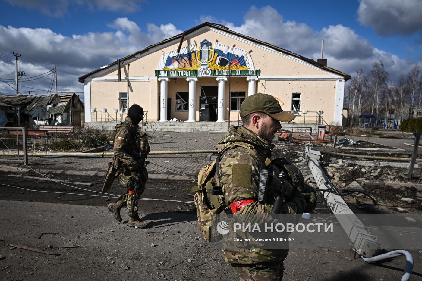 Военнослужащие отряда "Т" Добровольческого корпуса в Курской области