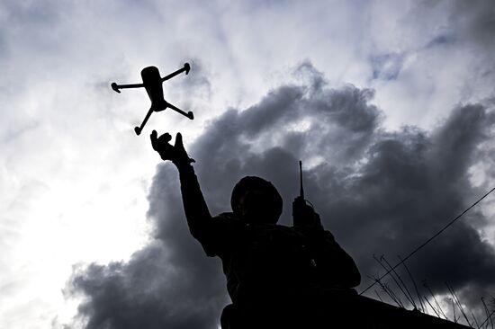 Военнослужащие отряда "Т" Добровольческого корпуса в Курской области