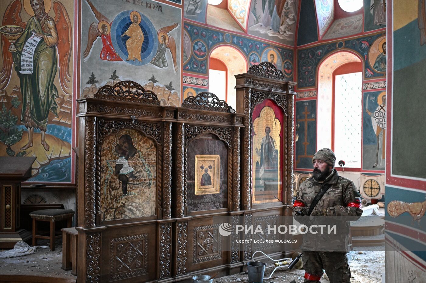 Военнослужащие отряда "Т" Добровольческого корпуса в Курской области