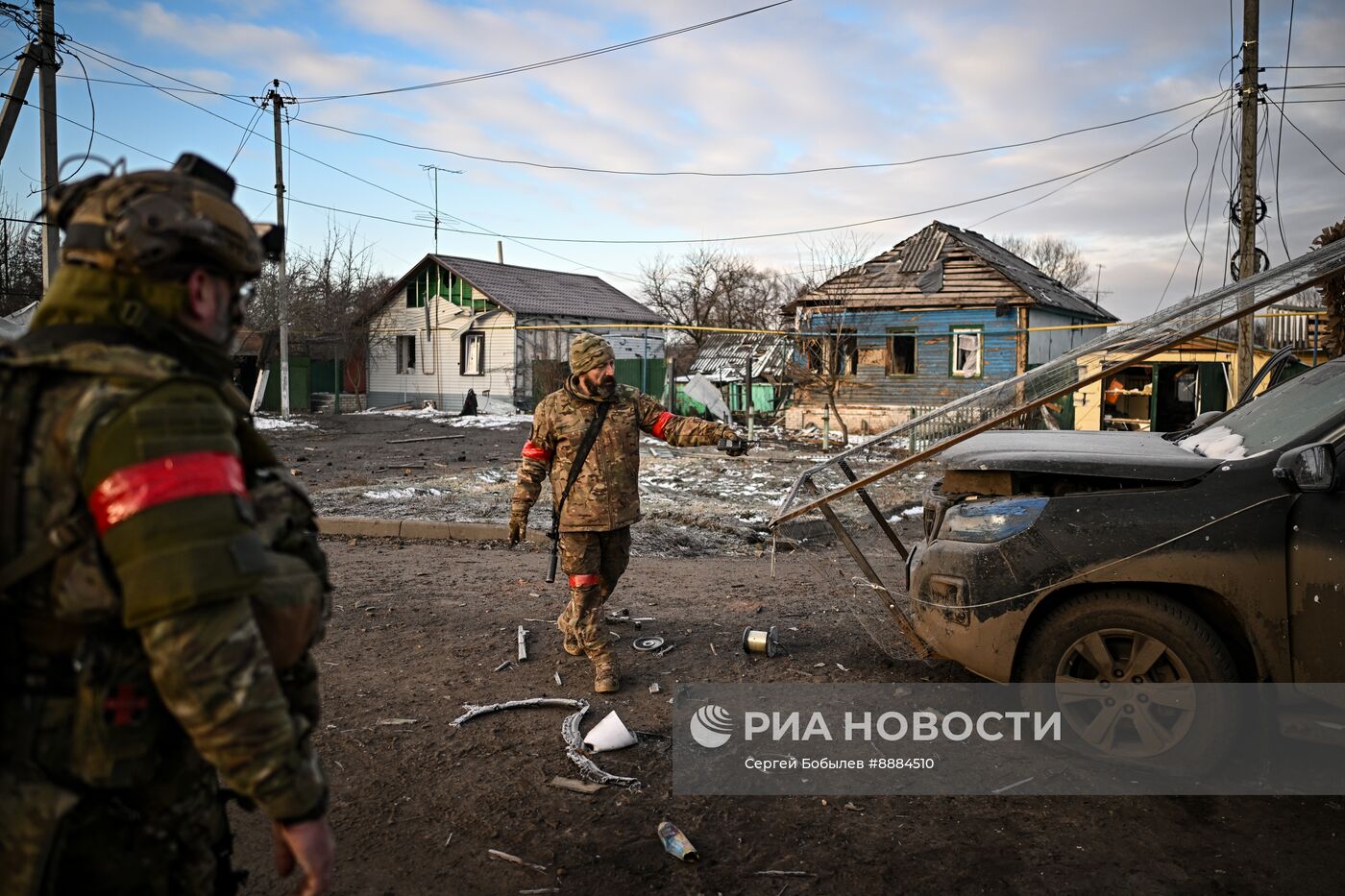 Военнослужащие отряда "Т" Добровольческого корпуса в Курской области