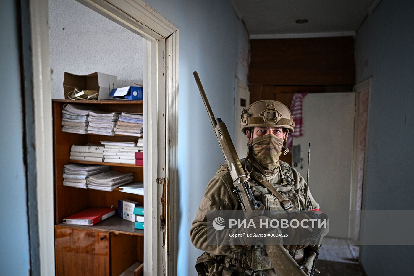 Военнослужащие отряда "Т" Добровольческого корпуса в Курской области