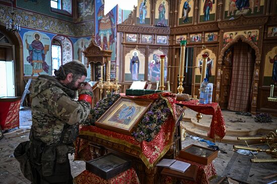 Военнослужащие отряда "Т" Добровольческого корпуса в Курской области