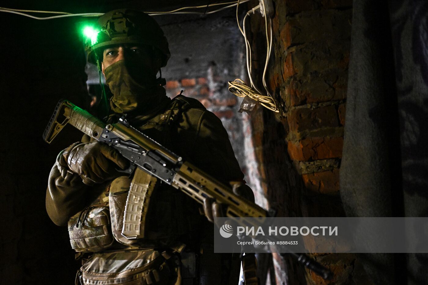 Военнослужащие отряда "Т" Добровольческого корпуса в Курской области