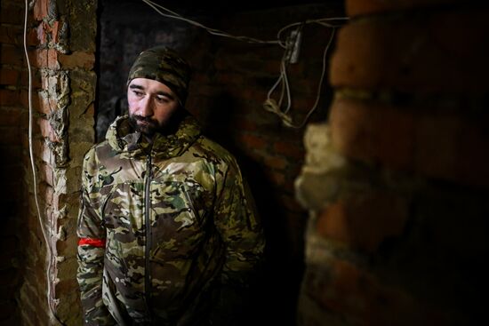 Военнослужащие отряда "Т" Добровольческого корпуса в Курской области