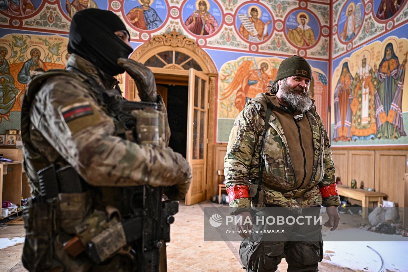 Военнослужащие отряда "Т" Добровольческого корпуса в Курской области