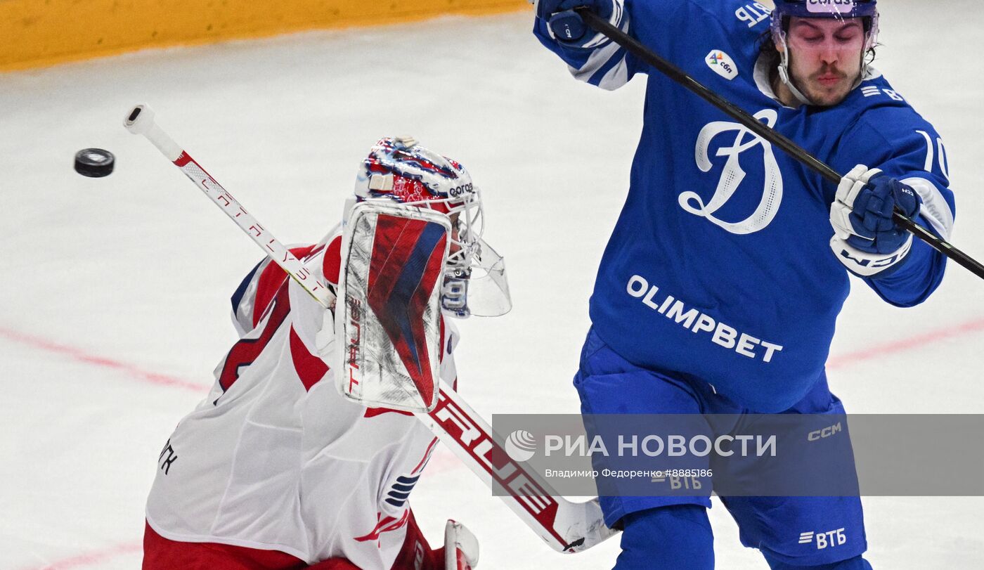 Хоккей. КХЛ. Матч "Динамо М" - "Локомотив"