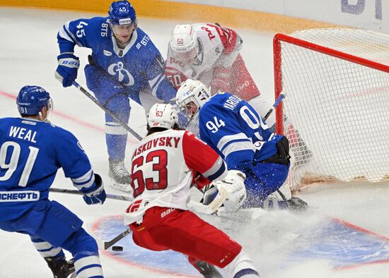 Хоккей. КХЛ. Матч "Динамо М" - "Локомотив"