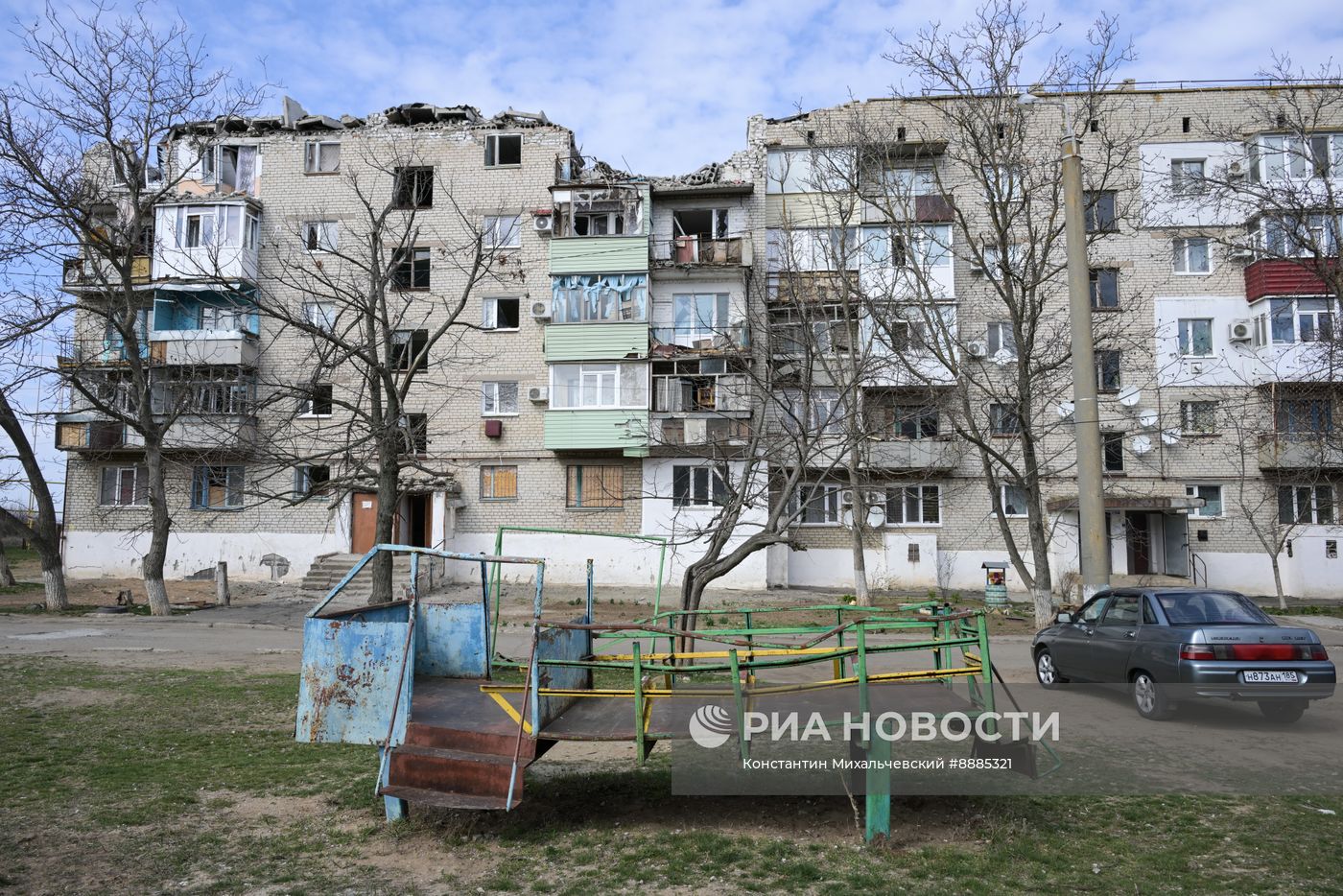 Иностранные журналисты посетили Запорожскую область и зафиксировали последствия обстрелов